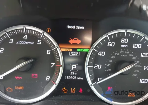 2016 Acura Mdx Advance Entertainment Packages/Advance Package из США, поврежденный, VIN 5FRYD4H94GB039265